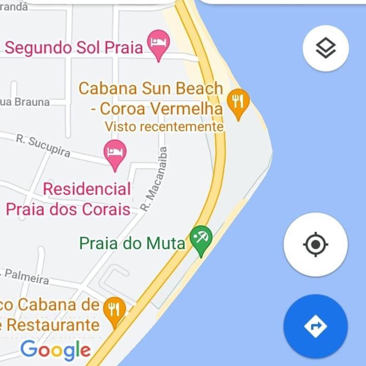 Apto 300Mt Praia Coroa Vermelha 桑塔克鲁茨卡巴利亚 外观 照片